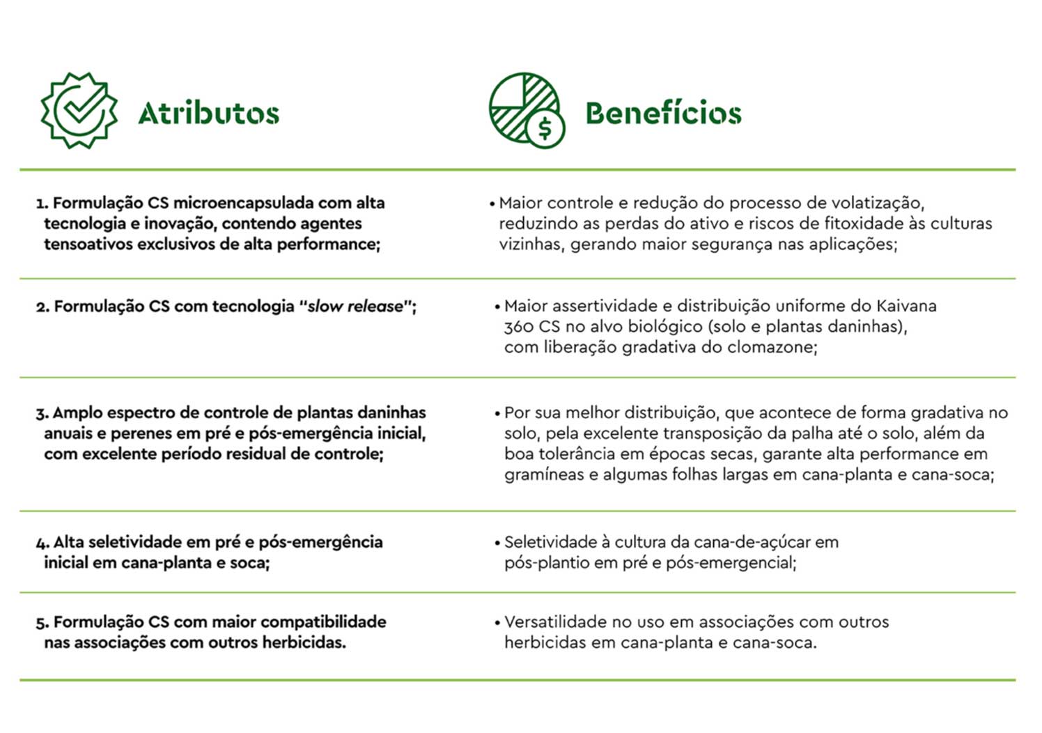 Veja os principais atributos e benefícios do novo herbicida da Ourofino Agrociência Kaivana 360 CS