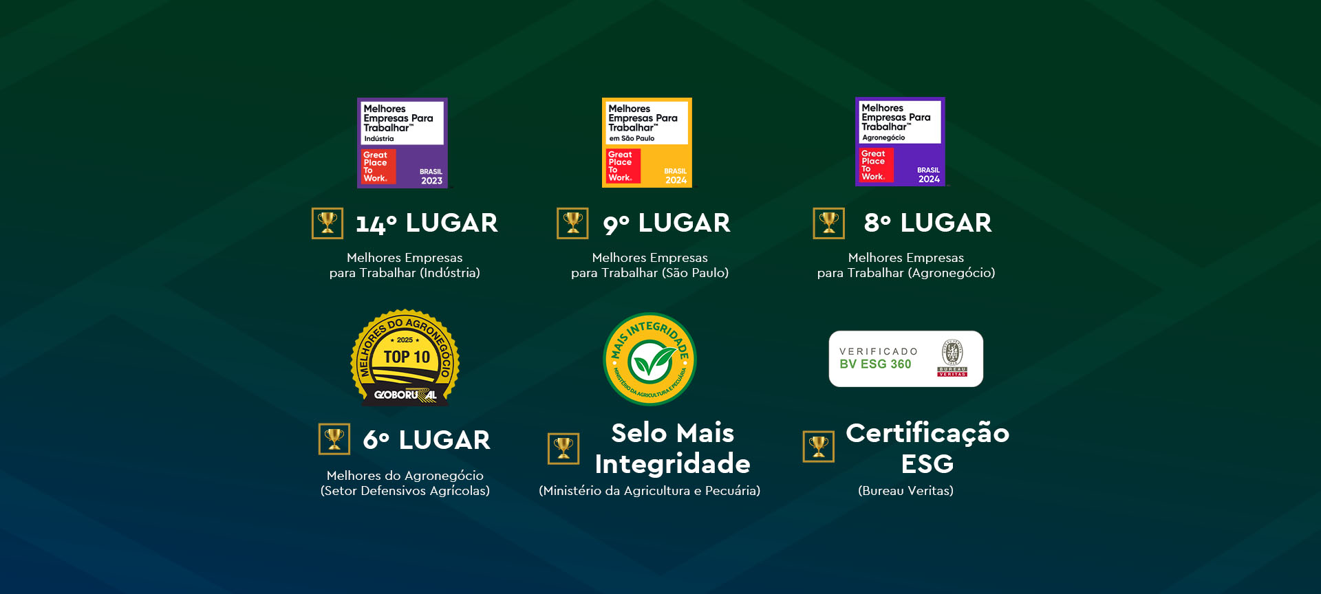 Premiações: Ourofino Agrociência celebra prêmios e reconhecimentos