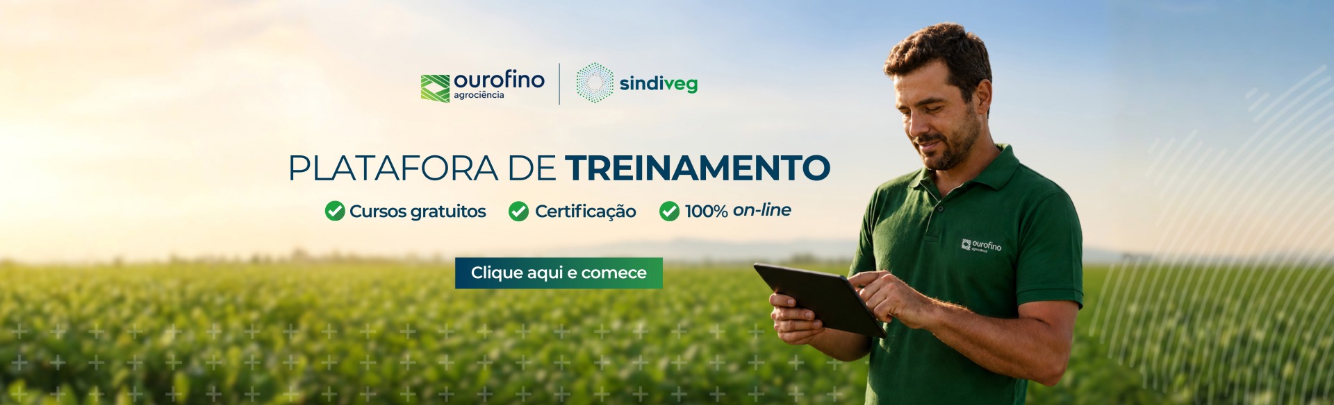 Banner Ourofino Agrociencias Curso Gratuito Sindiveg